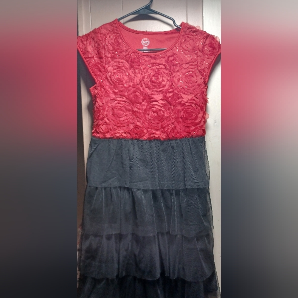 Wonder nation girls size 14-16 short sleeve dress